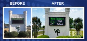 West Florence HS - Before - After