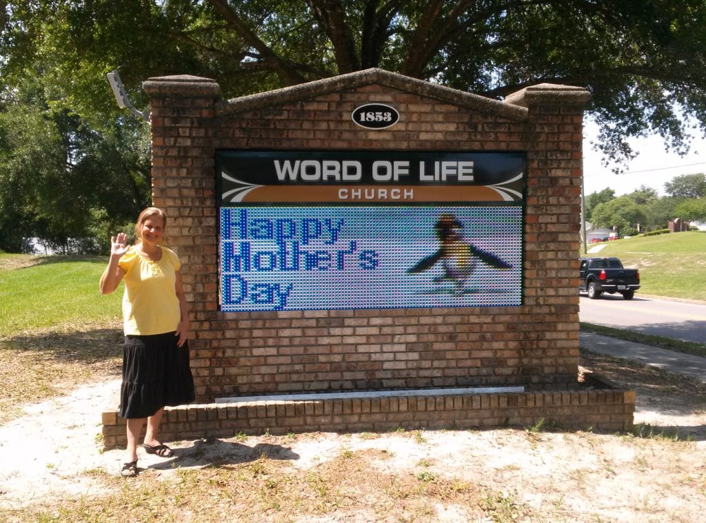 Word of Life Church Sign (2)