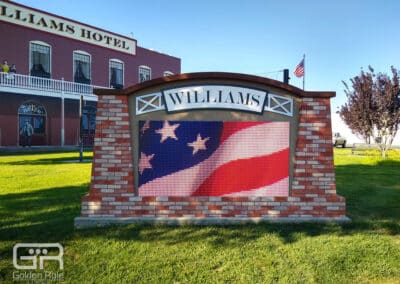 City of Williams Monument Sign