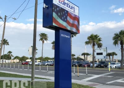Edinburg Parks and Rec Sign