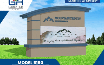 Introducing the Model 5150 Turnkey Monument: A Complete LED Sign Solution