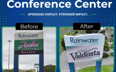 Golden Rule Signs Restores Rainwater Conference Center’s Digital Display After Hurricane Damage