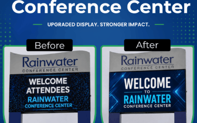 Golden Rule Signs Restores Rainwater Conference Center’s Digital Display After Hurricane Damage